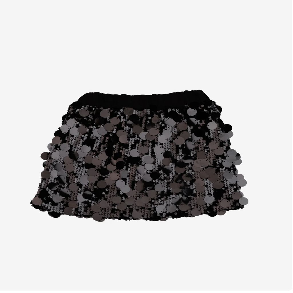 Black Spangle Skirt