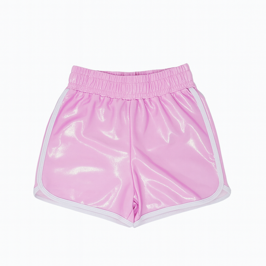 Bubble Gum Sparkle Retro Swim Shorts