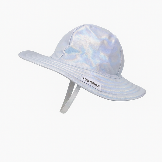 Shimmering Silver  Summer Splash  Hat