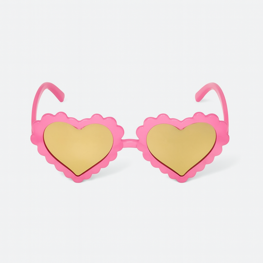 Pink Heart Sunglasses