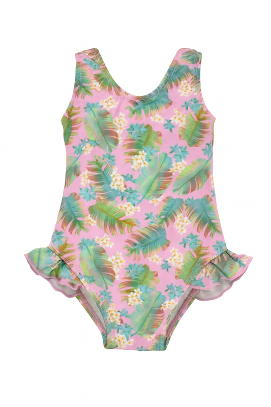 Luau Palms Dalaney Hip Ruffle Swimsuit