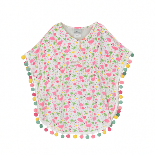 Flamingo Party Kaia Beach Swim Cover-Up