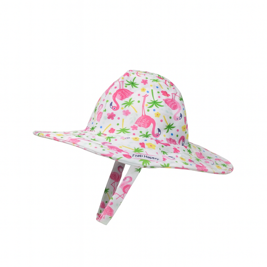 Flamingo Party Summer Splash Swim Hat