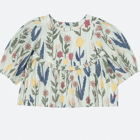 Girls Rowan Floral Top