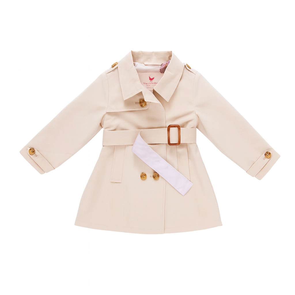 Girls Trudy Trench Coat, Beige