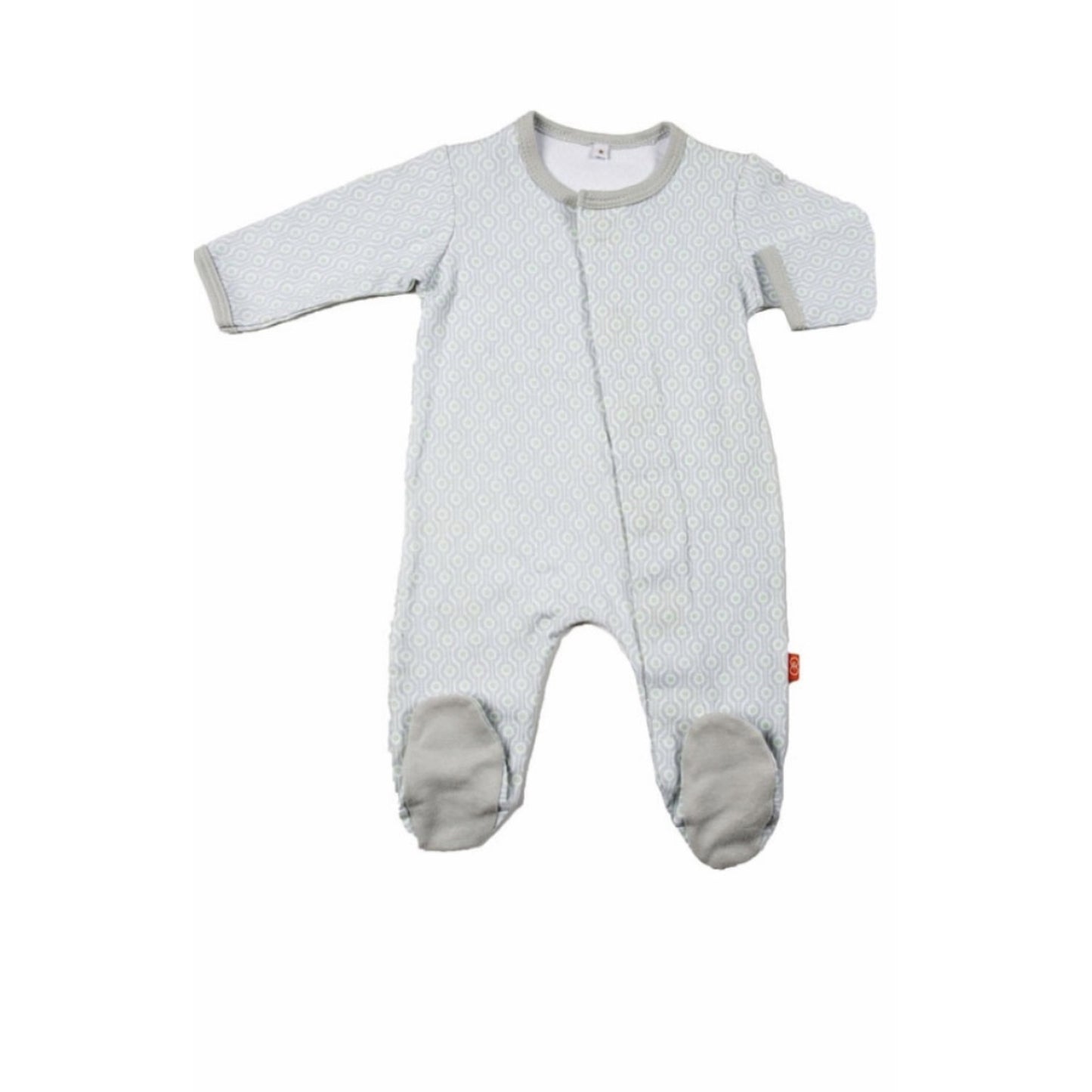 Magnetic Gray Mod Dots Footies