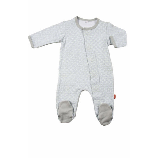 Magnetic Gray Mod Dots Footies
