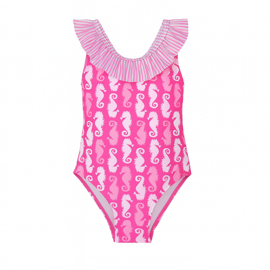 Happy Pink Seahorses Mindy  Swimsuit