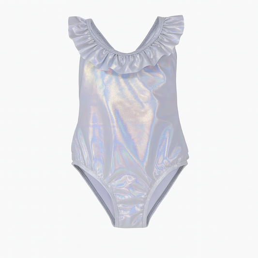 Shimmering Silver Mindy Swimsuit