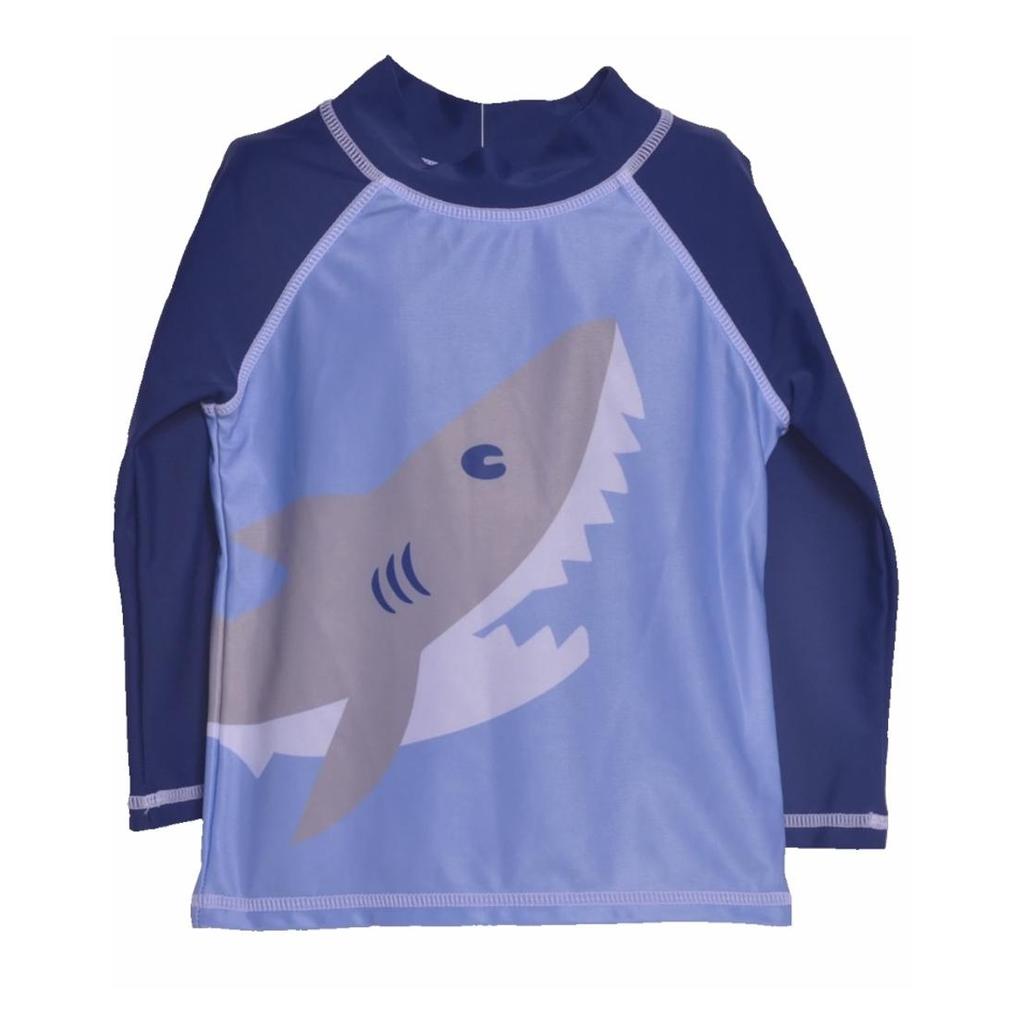 Happy Shark Rash Gaurd & Swimsuit