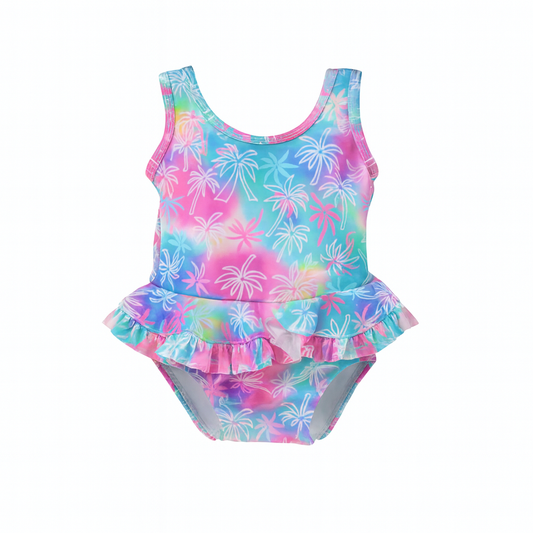 Pink Tropical Palms Stella Swimsuit
