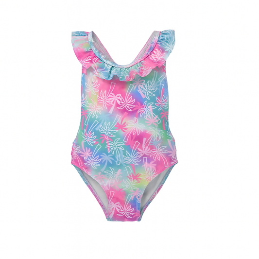 Pink Tropical Palms Mindy Swimsuit