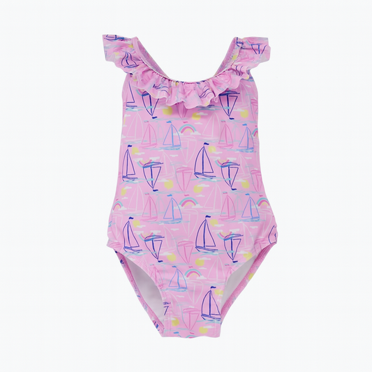 Sail Away Mindy Crossback Swimsuit