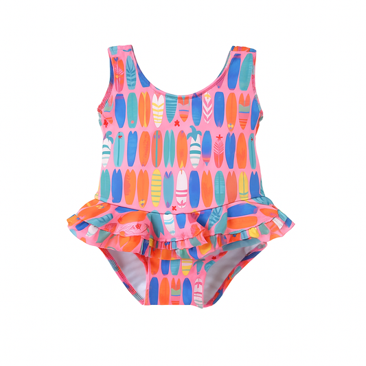 Pink Beach Boards Stella Swimsuit