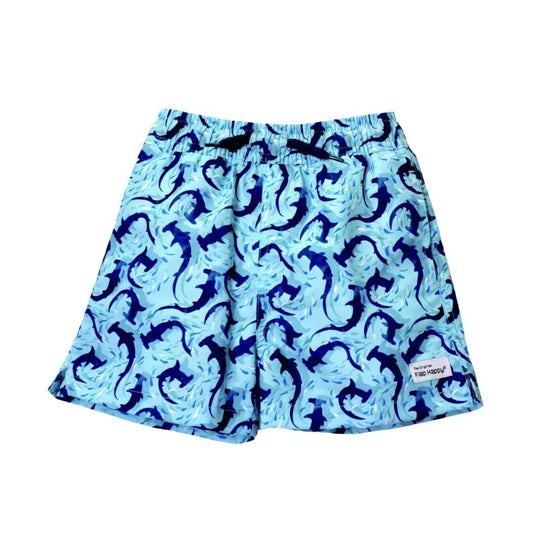 Swirly Shark Swim Trunk