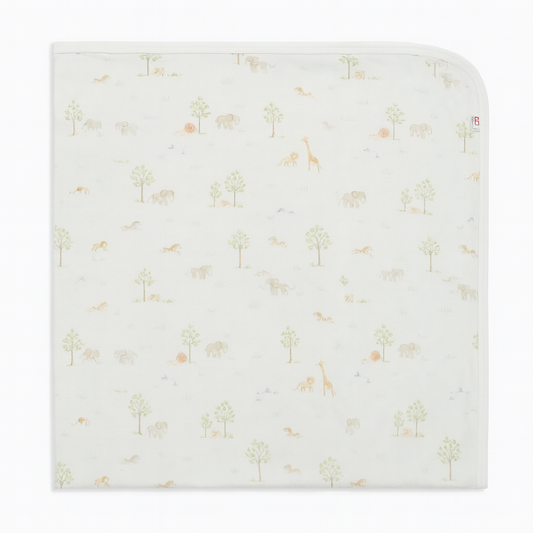 White Safari Blanket